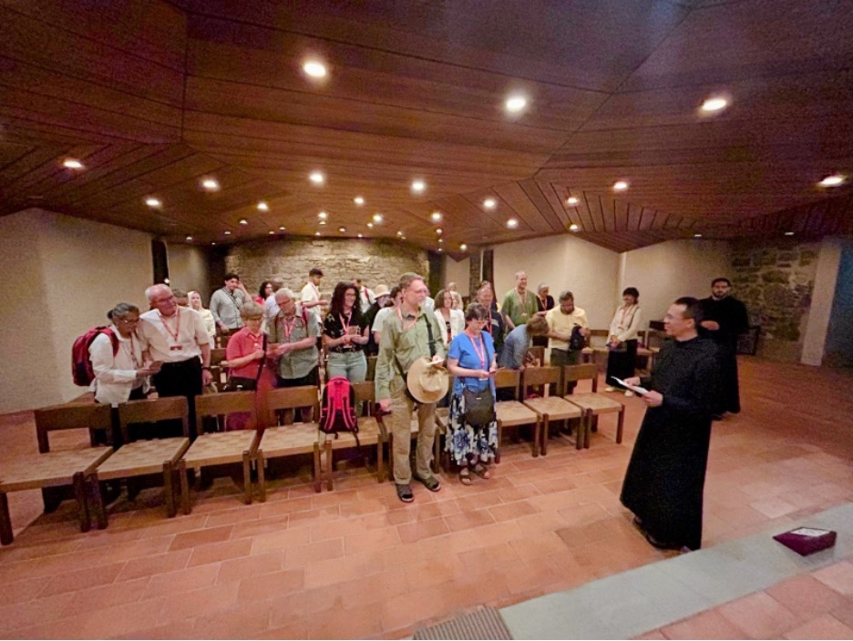 Oblate renewal in Einsiedeln crypt